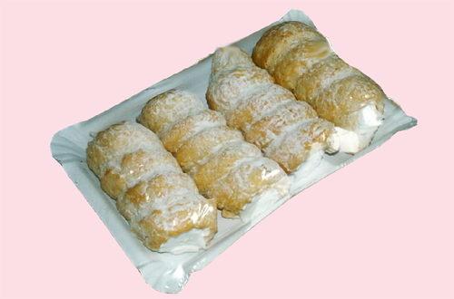 Trubičky z máslového listového těsta 100g